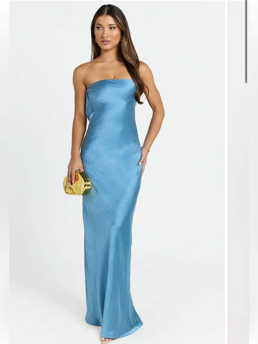 Showpo Charlita Maxi Dress Blue US 4